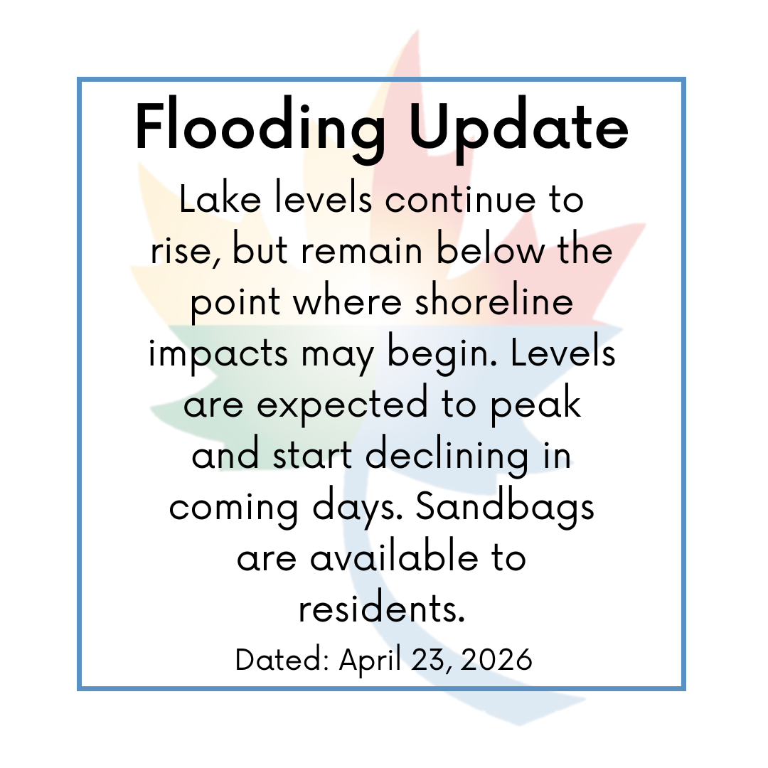 Flooding Update - Lakewater Levels